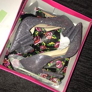 Betsey Johnson sparkly heels